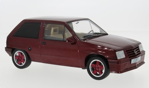 Opel Corsa A Custom 1983 Donkerrood - 1:18